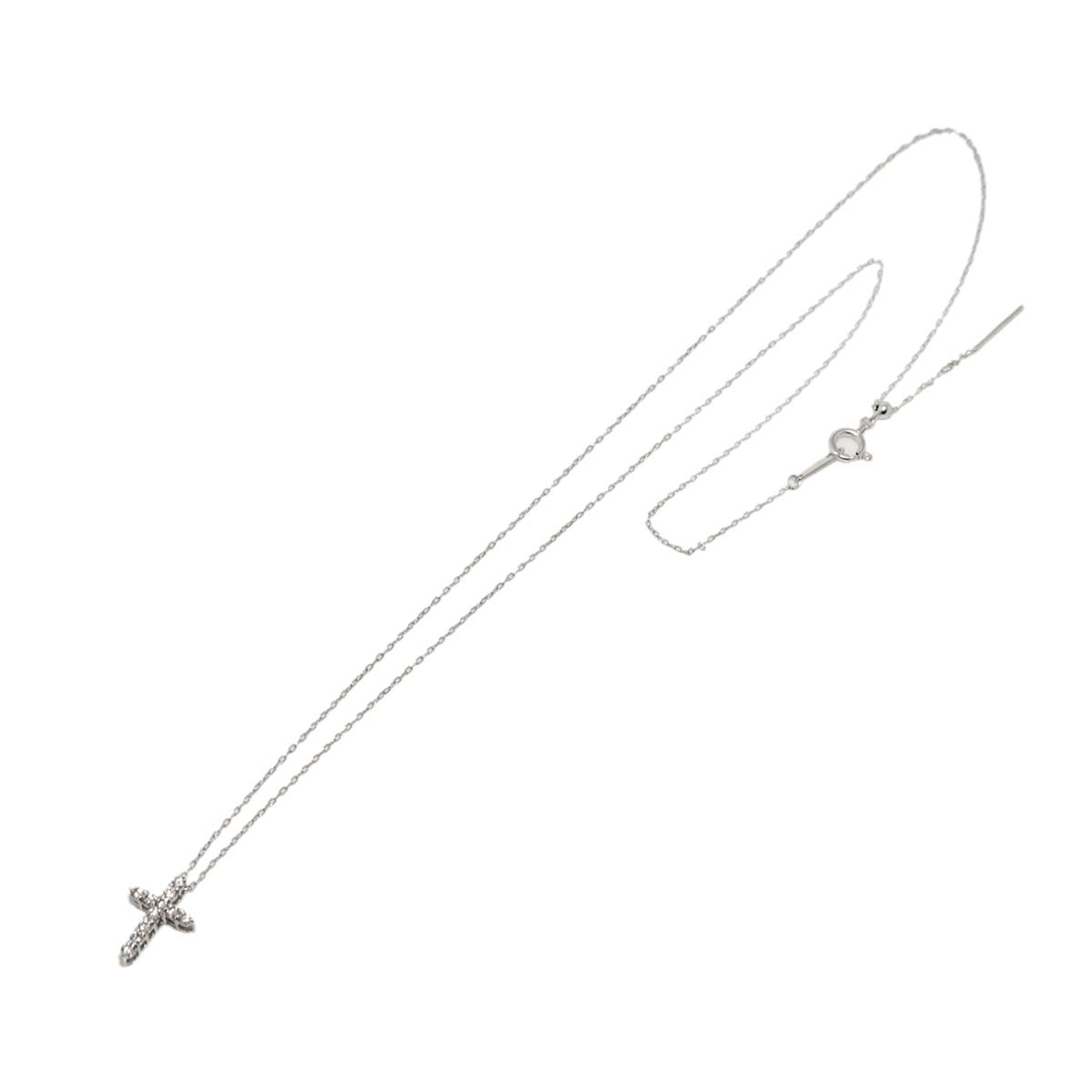 Diamond 0.20ct Necklace 18K WG White Gold 750