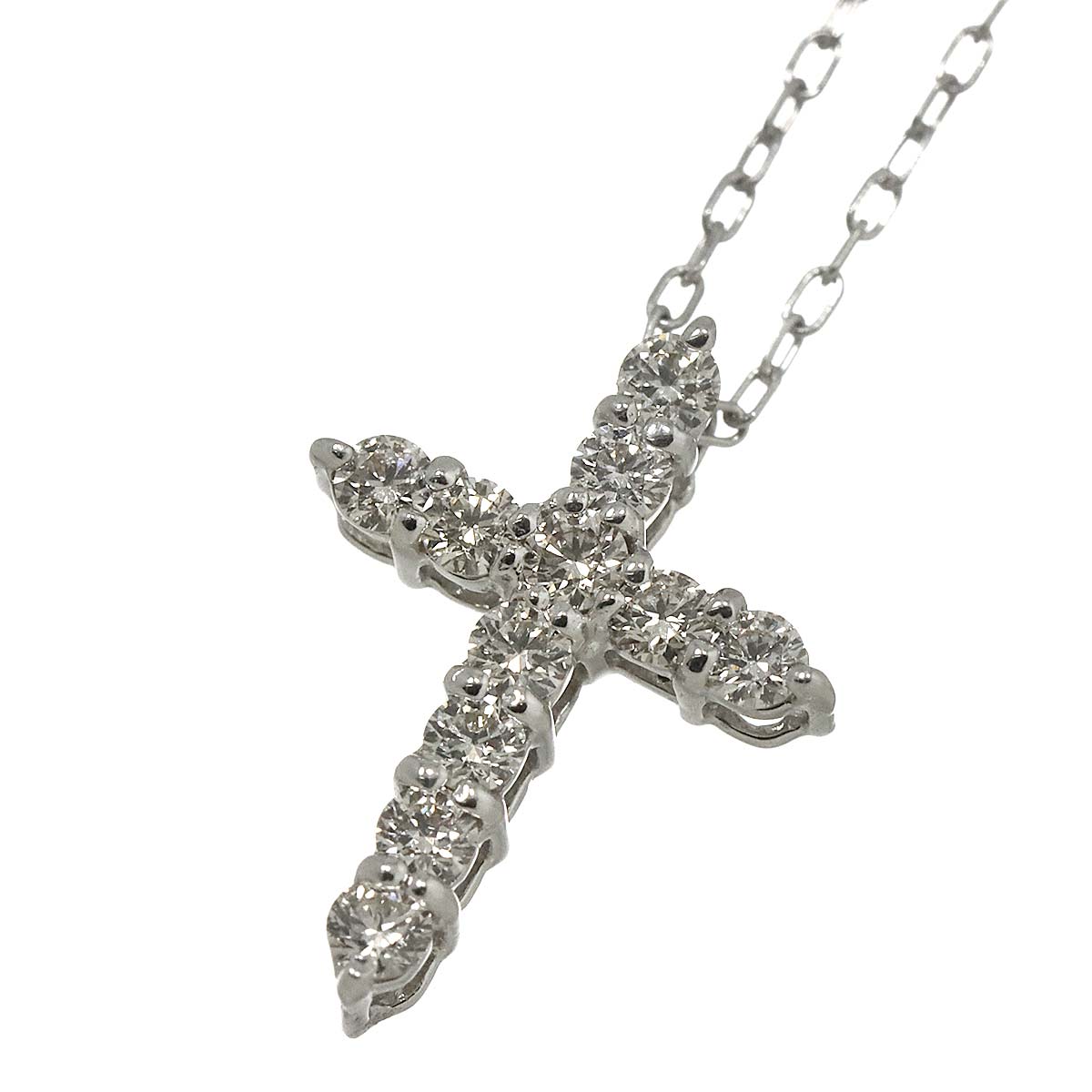 Diamond 0.20ct Necklace 18K WG White Gold 750