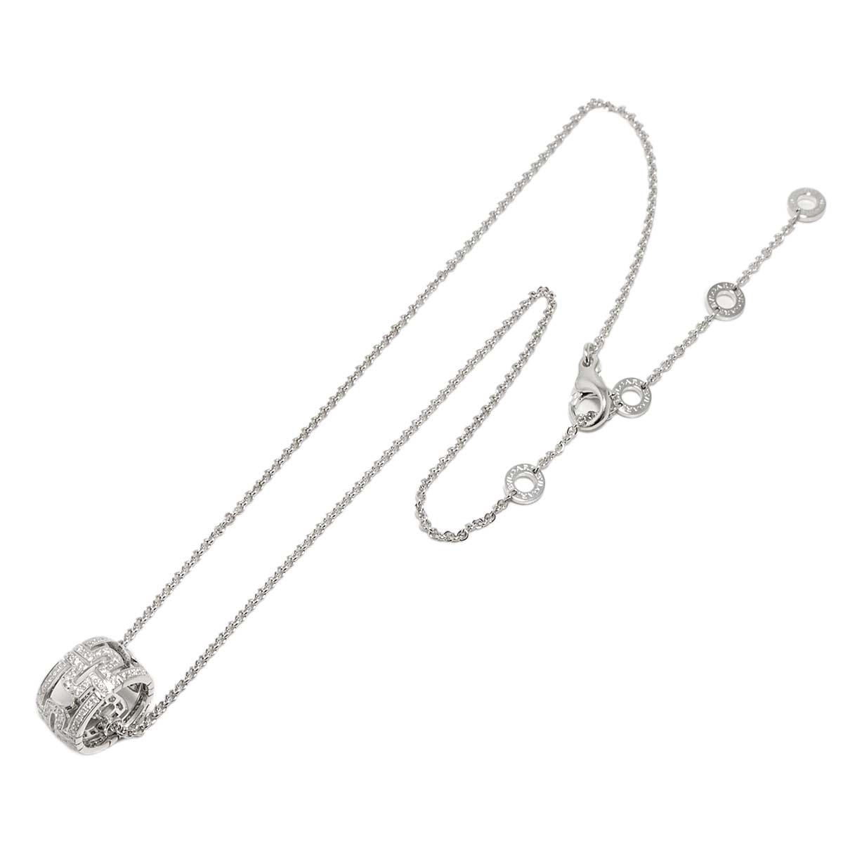 Parentesi Diamond Necklace 18K White Gold 750