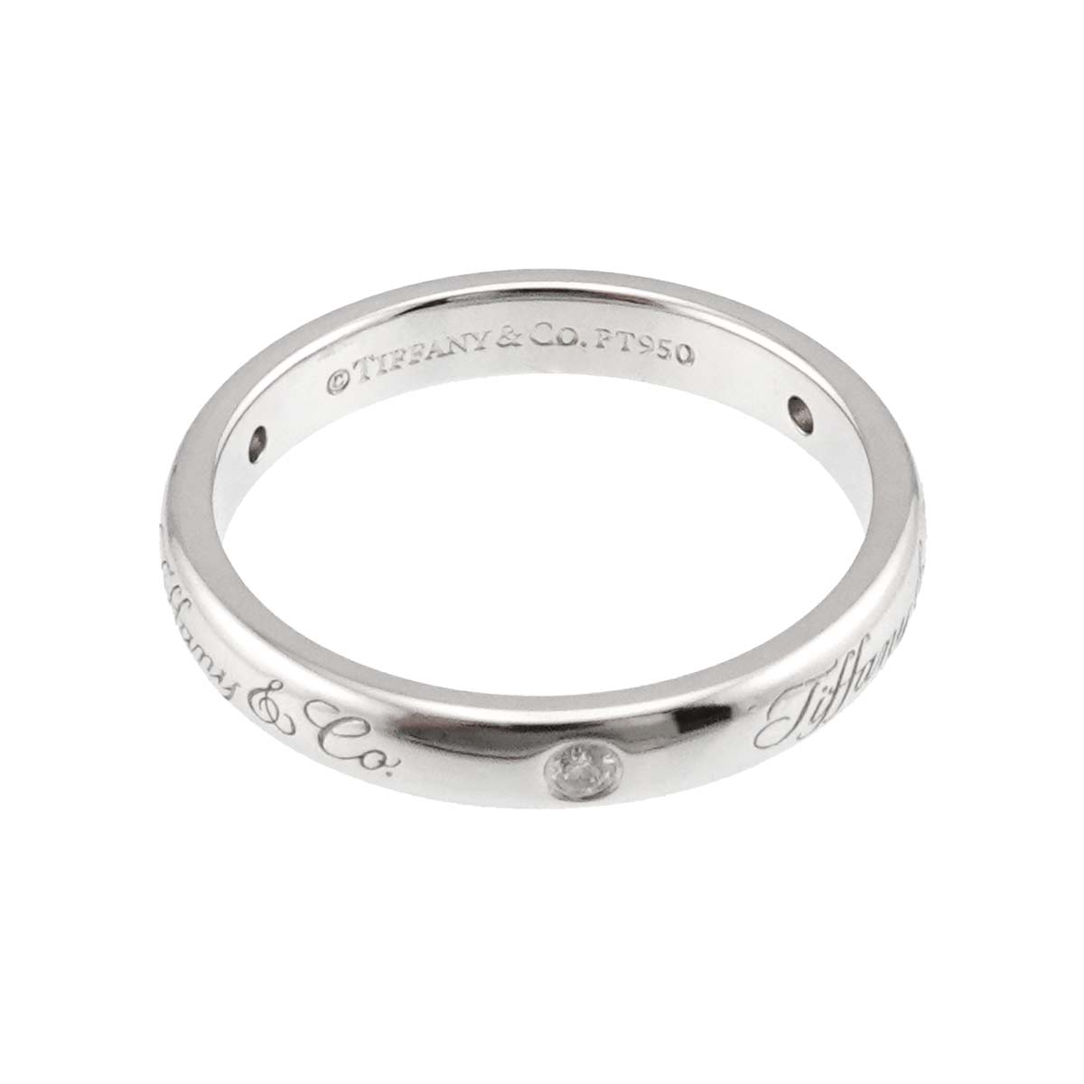 Lucida Notes Ring Pt Platinum size4.75-5(US)