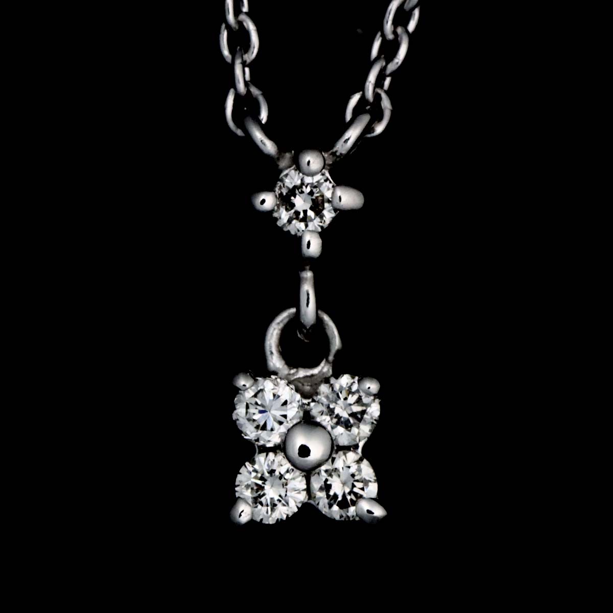 Vendome Diamond Necklace 18K WG 750