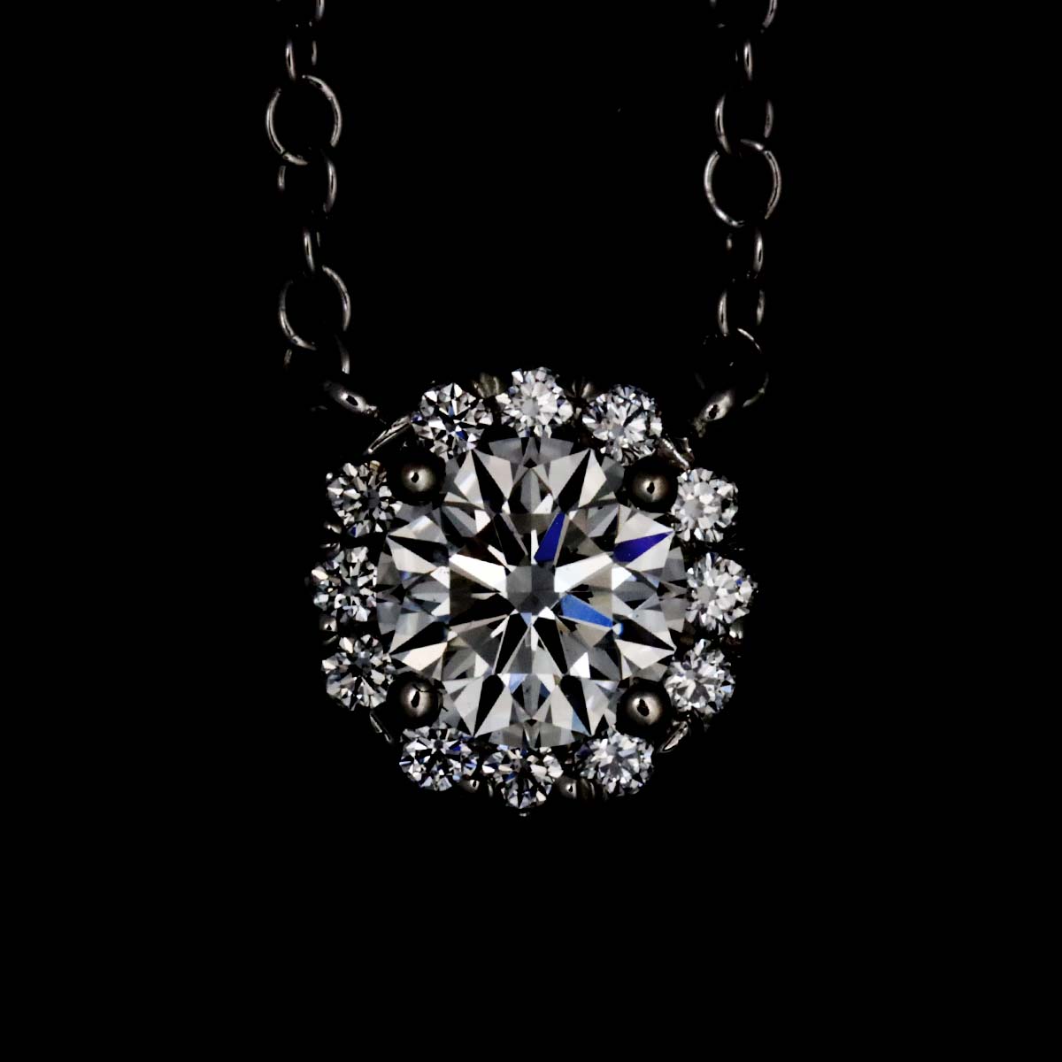 Diamond 0.22ct E/VS1/3EX Necklace Platinum