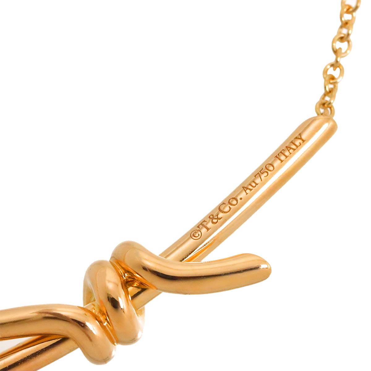 Knot Necklace 18K Pink Gold 750