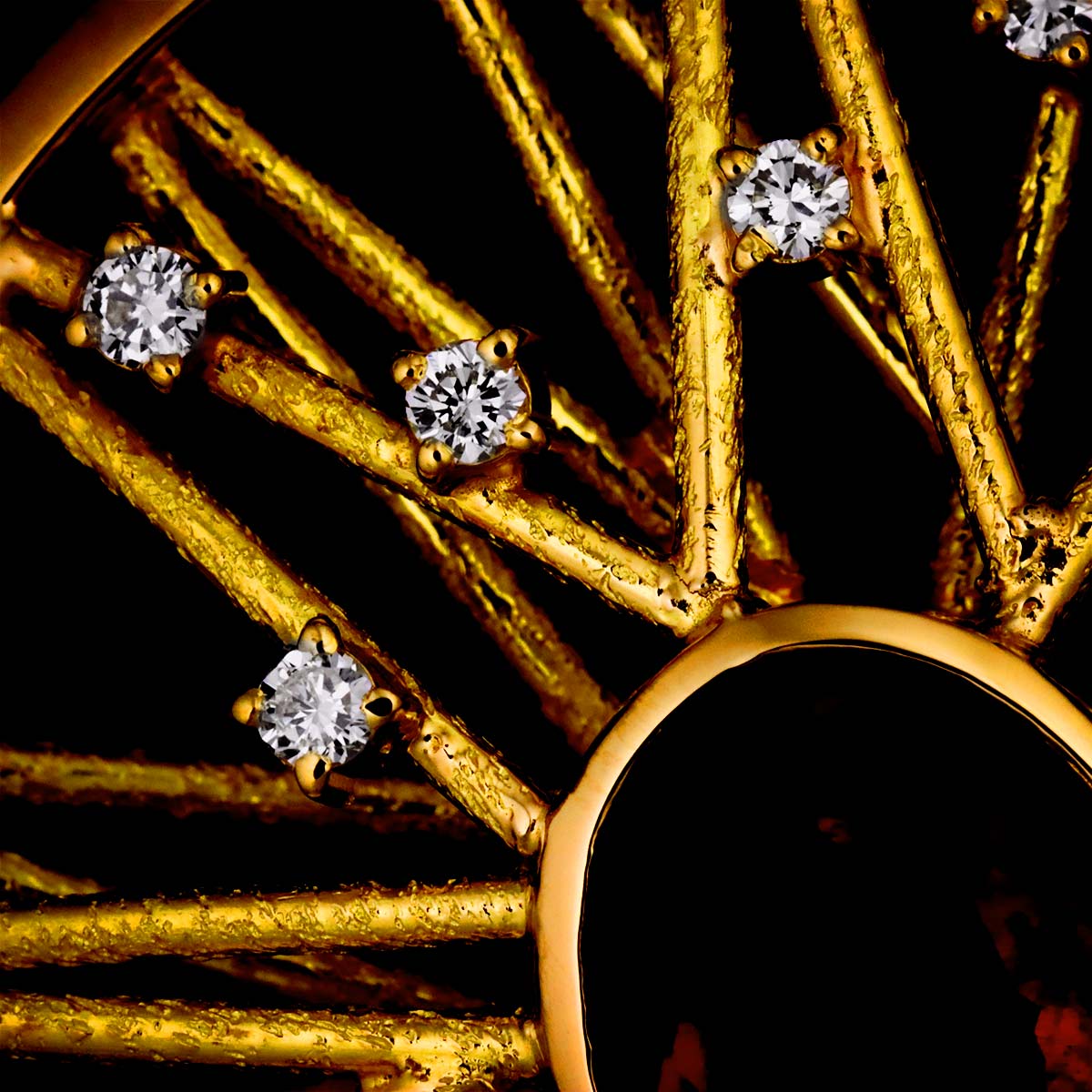 Tourmaline 3.67ct Diamond 0.24ct Pendant Top 18K YG 750