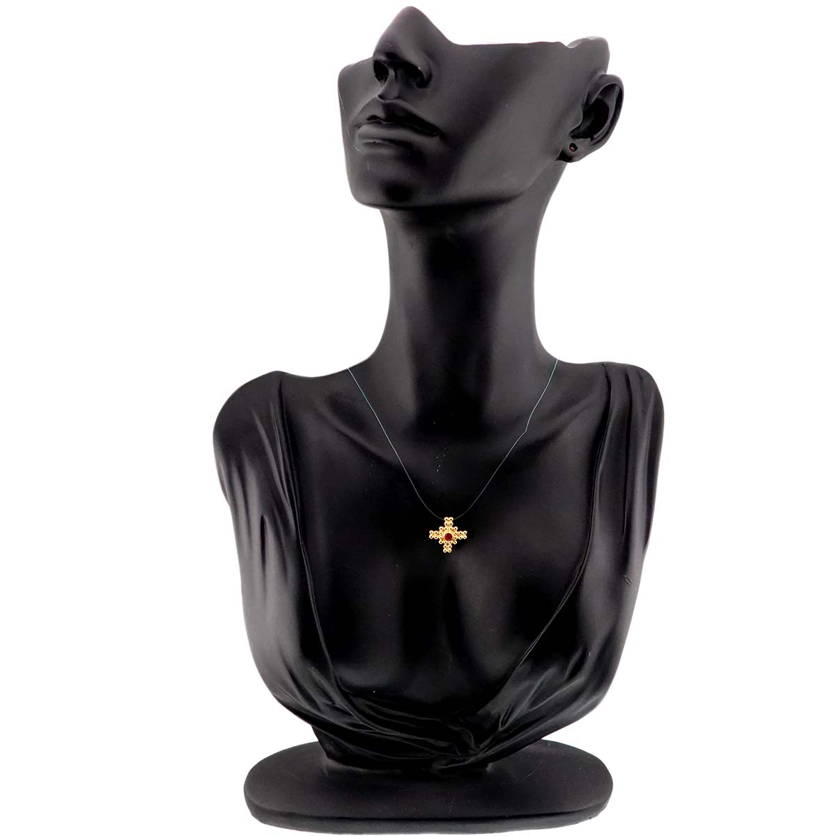 Ruby 0.21ct Pendant Top 18K YG 750