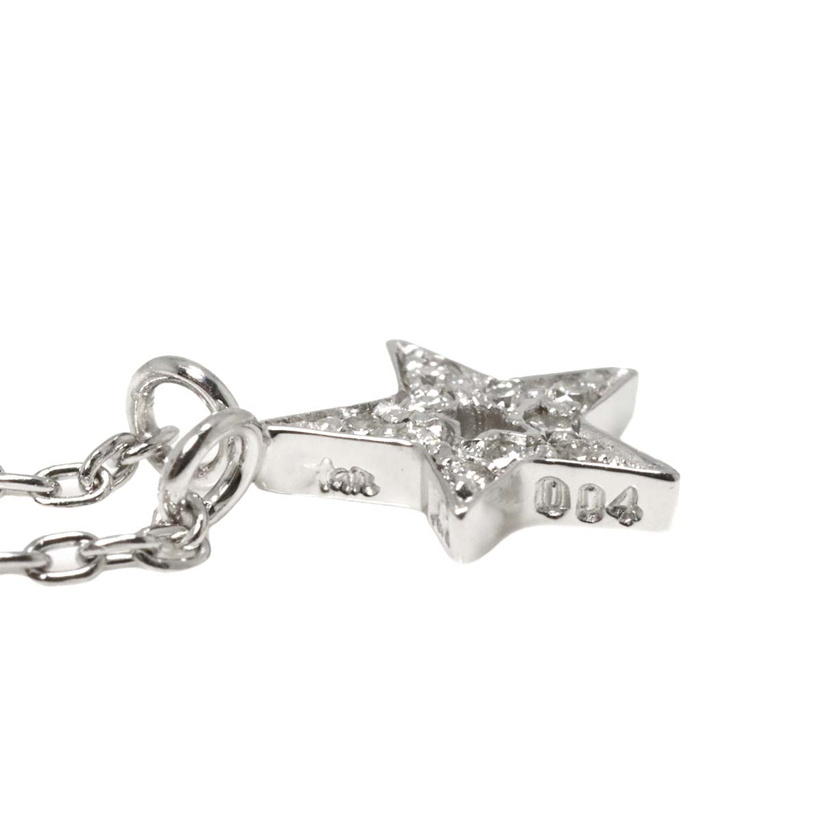 Star Diamond 0.04ct Necklace 18K WG 750