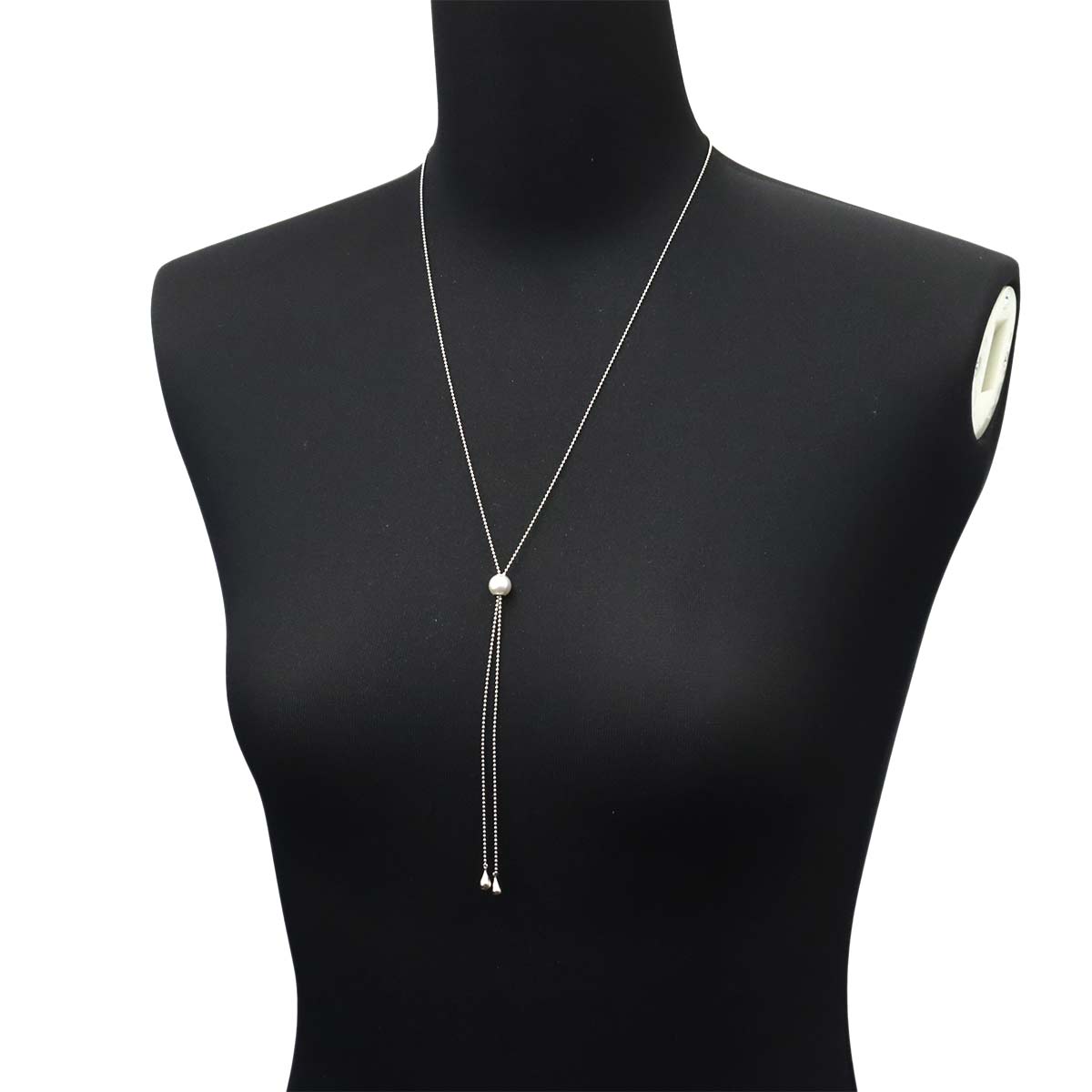 Black Pearl 11.6mm Akoya Pearl 7.9mm Necklace 18K WG 750