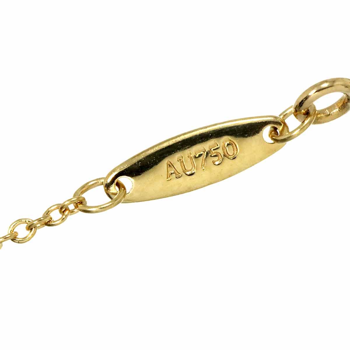 By The Yard Diamond 0.30ct H/VS1/3EX Necklace 18K YG 750