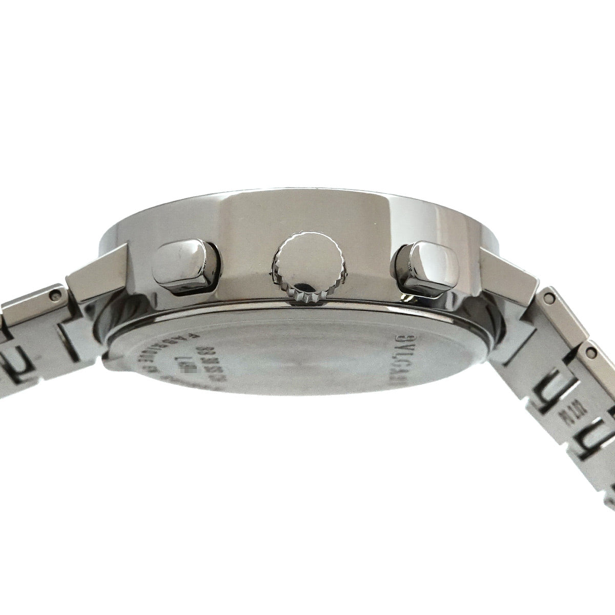 BVLGARIBVLGARI BB38SSCH Chronograph Date Black Dial Mens