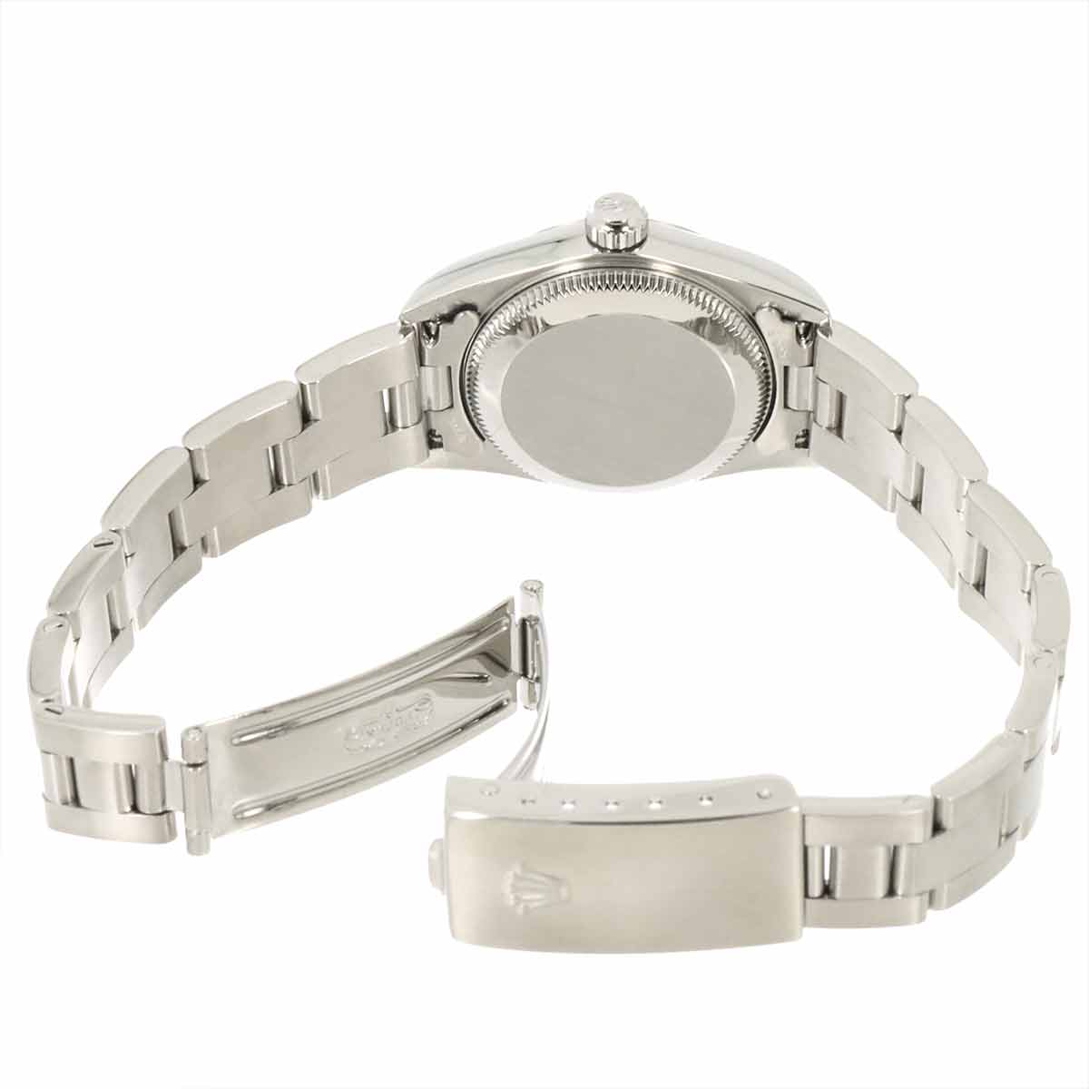 Oyster perpetual 76080 Serial K Blue Dial Ladies Watch