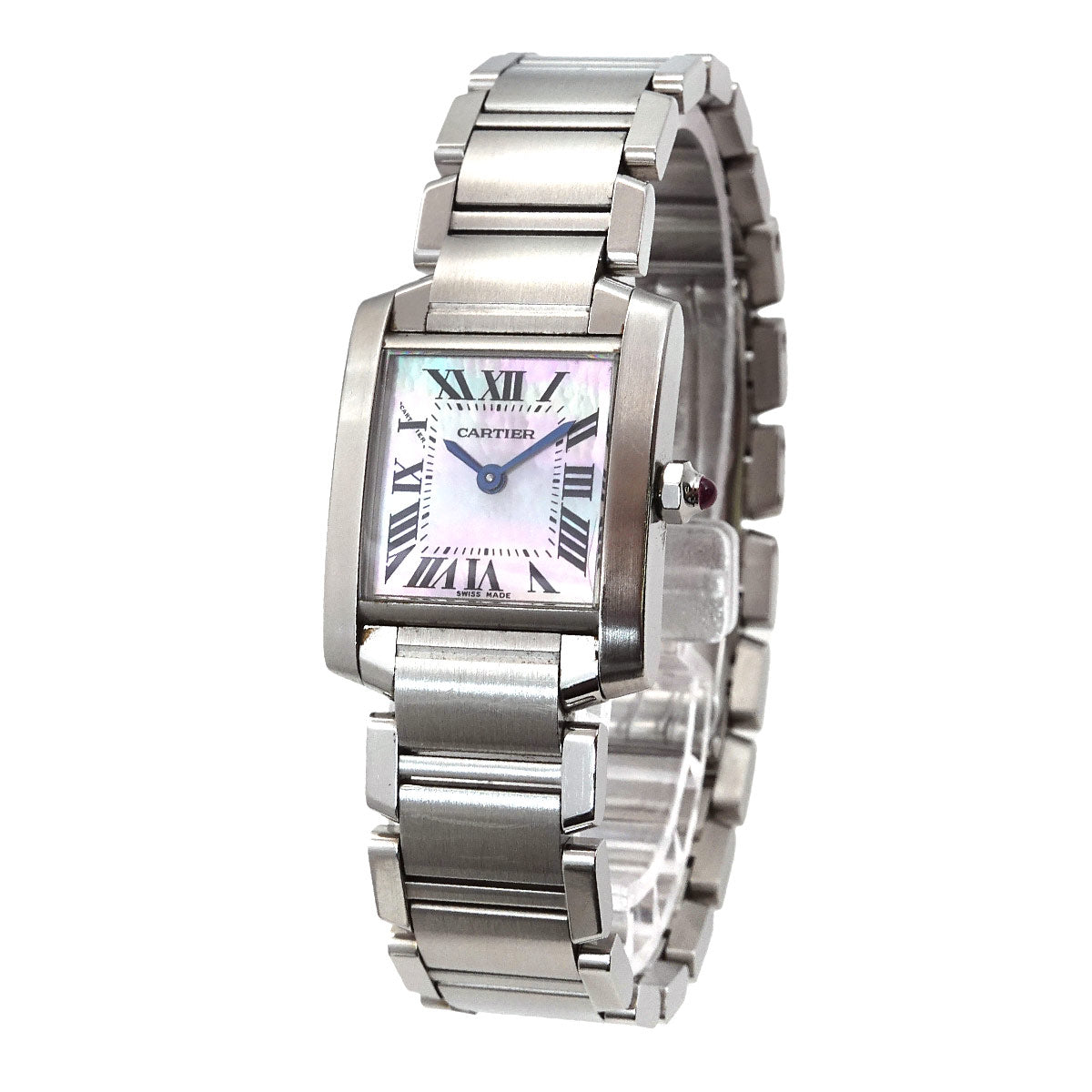 Tank Francaise SM W51028Q3 Quartz Pink Shell Dial Ladies