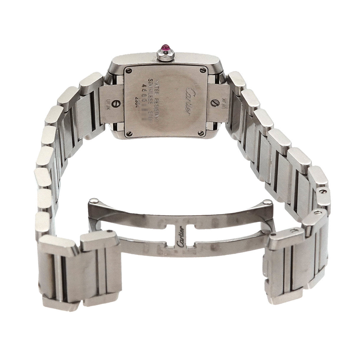 Tank Francaise SM W51028Q3 Quartz Pink Shell Dial Ladies