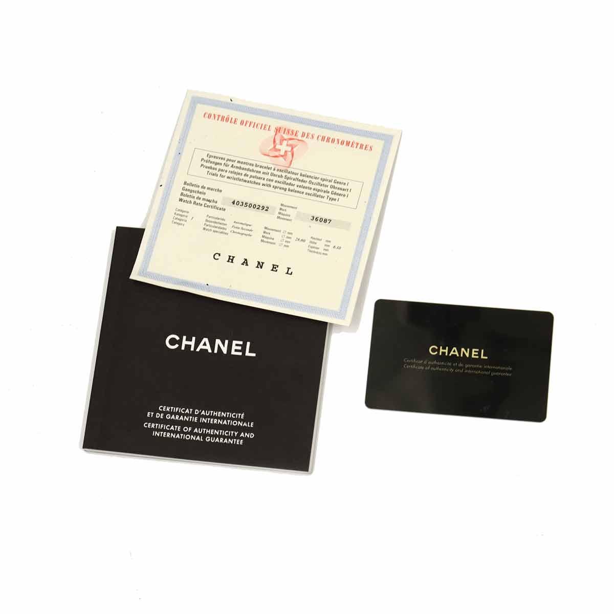 J12 Chronograph H2009 9P Diamond Date White Dial Mens Watch