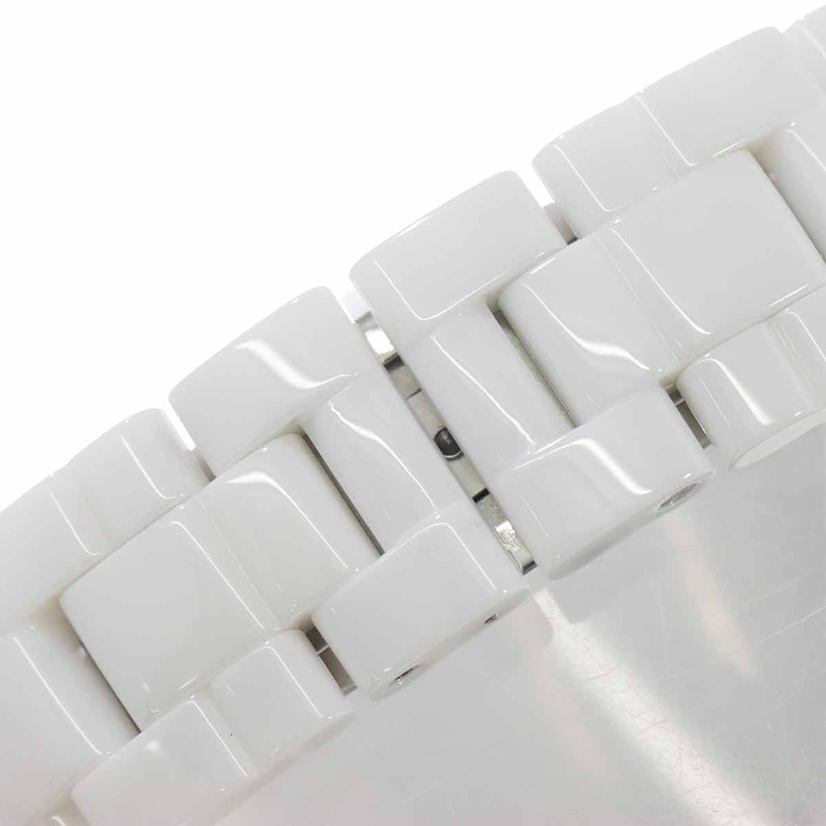 J12 Chronograph H2009 9P Diamond Date White Dial Mens Watch