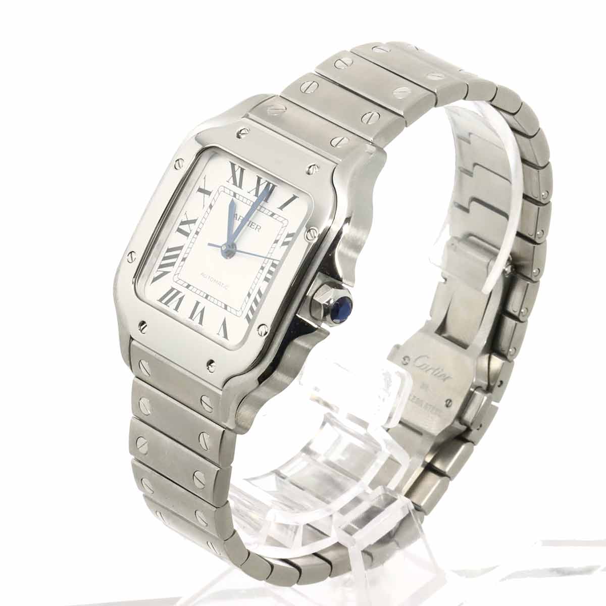 Santos De Cartier WSSA0010 Automatic Silver Dial Mens Watch