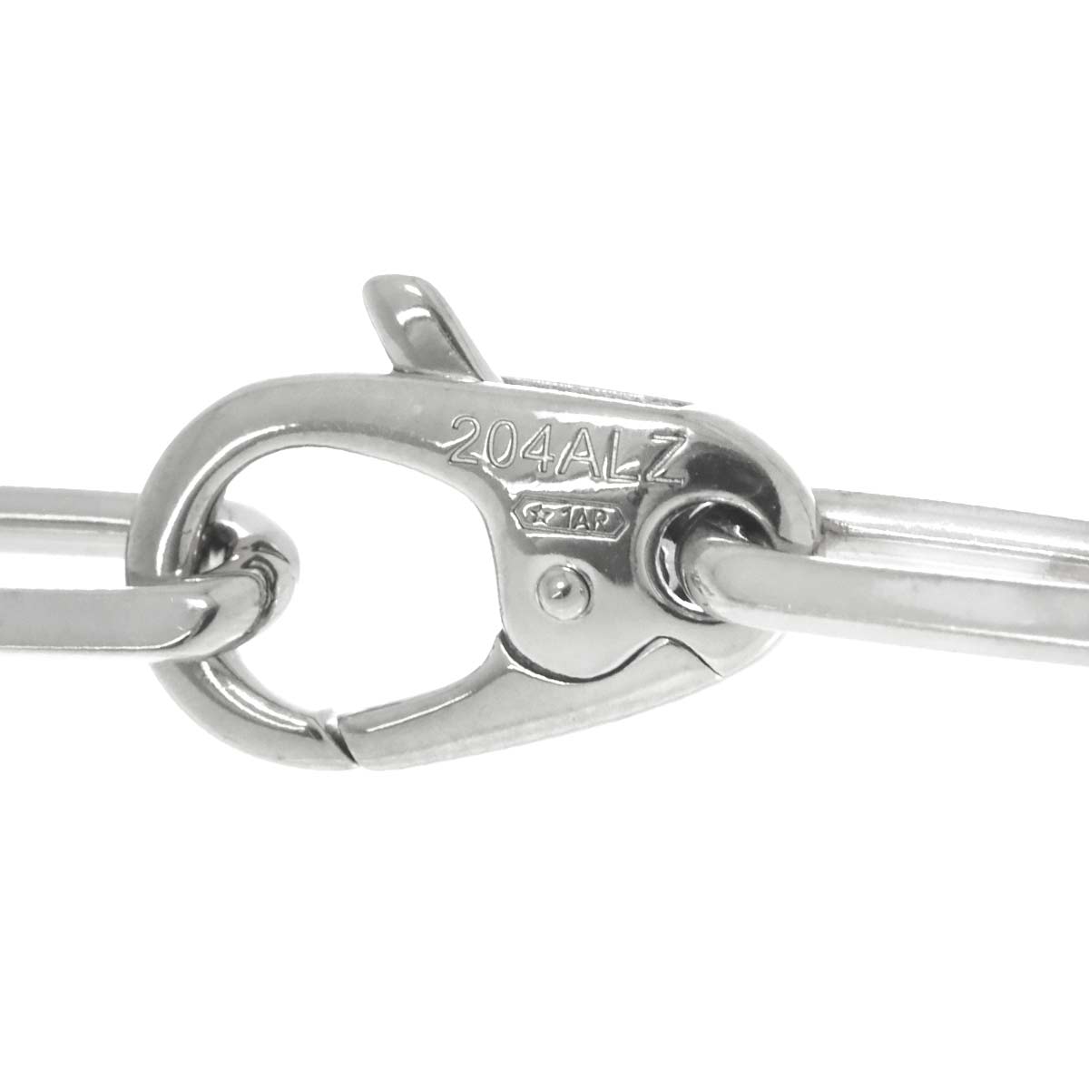 Santos MM Chain Necklace 18K White Gold 750