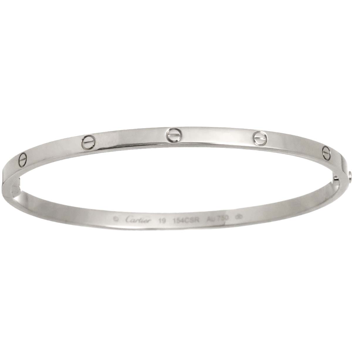 Love Bracelet SM 18K White Gold 750 Size19