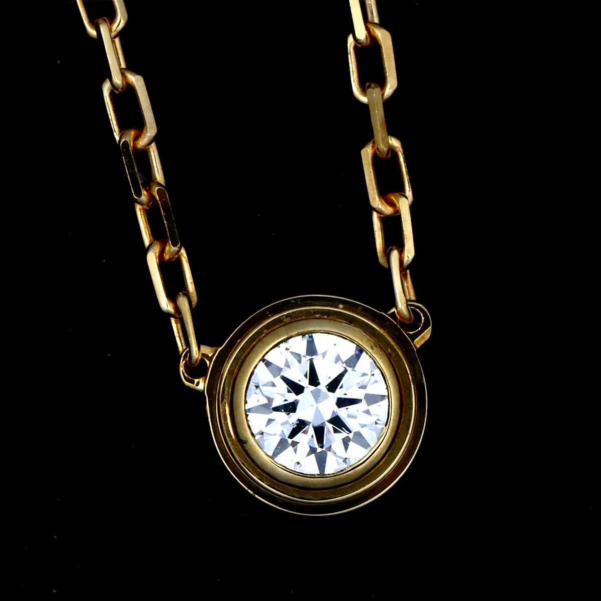 d Amour Diamond Necklace LM 18K Yellow Gold 750