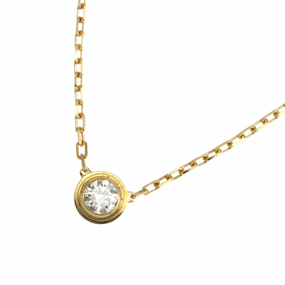 d Amour Diamond Necklace LM 18K Yellow Gold 750