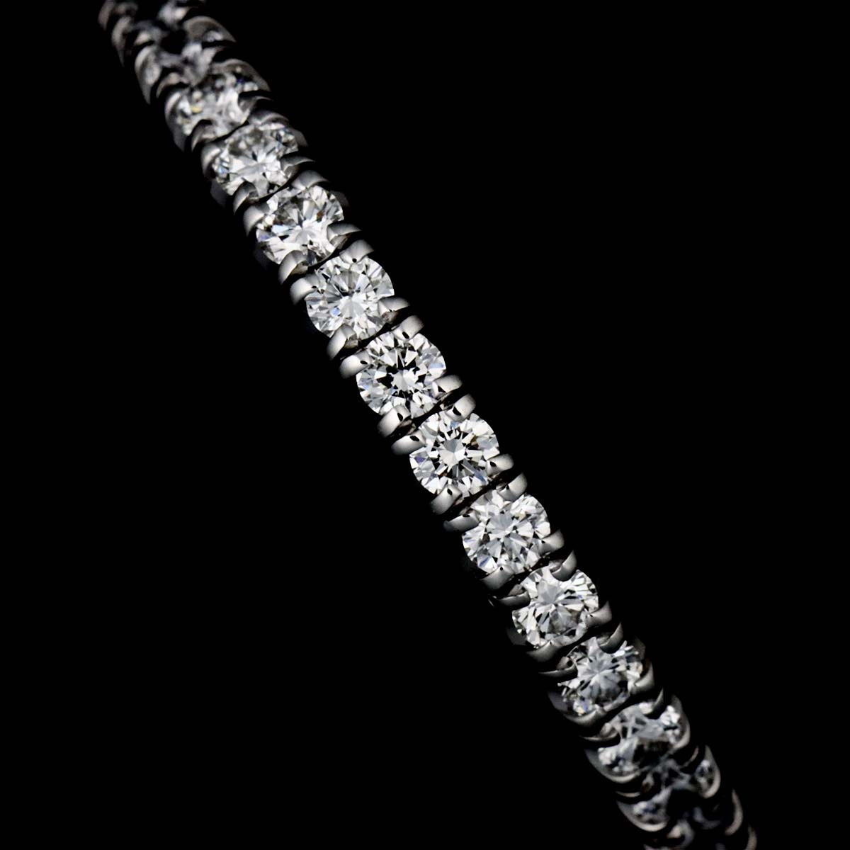 ETINCELLE Full Diamond Ring 18K WG 750 size49 4.75-5(US)