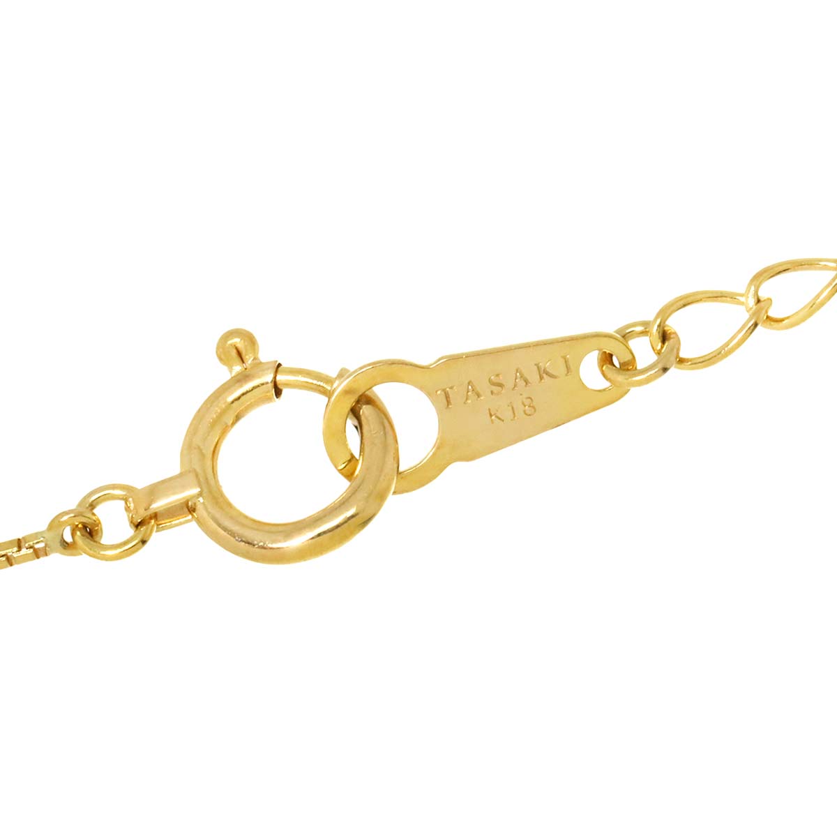 Diamond 0.19ct Necklace K18 YG 750