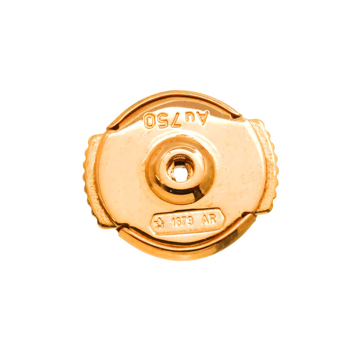 Damour Sapphire Earrings Pierced MM 18K PG 750