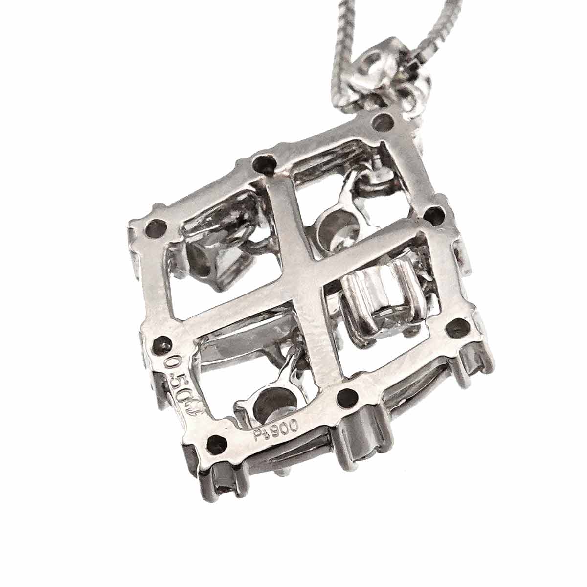 Diamond 0.50ct Necklace Pt Platinum