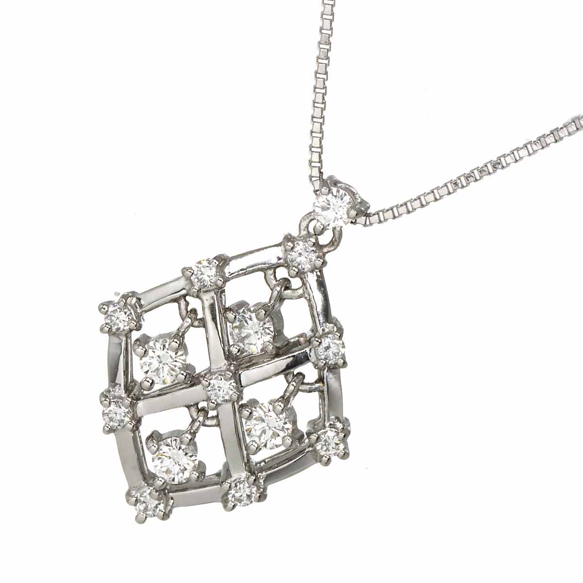 Diamond 0.50ct Necklace Pt Platinum