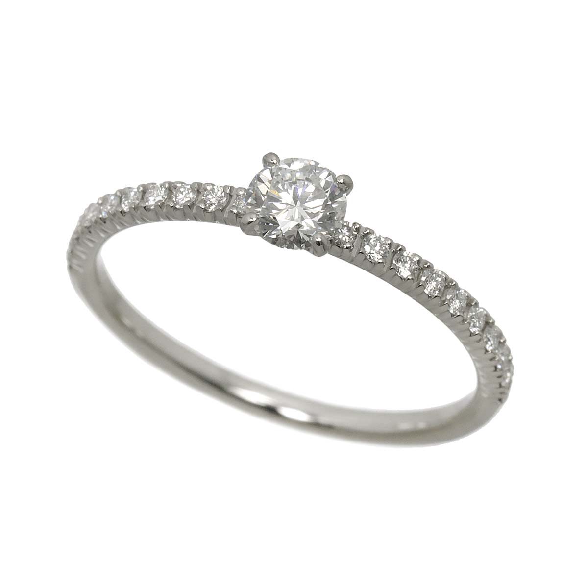Half Diamond 0.22ct E/IF/3EX Ring Pt size49 4.75-5(US)