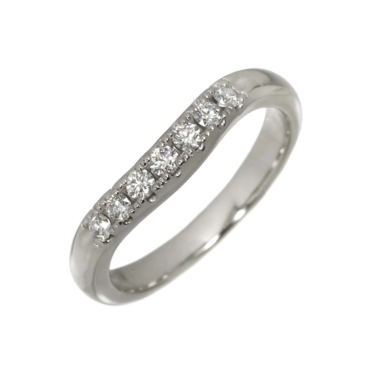 Diamond 0.15ct Ring Platinum Size4(US)