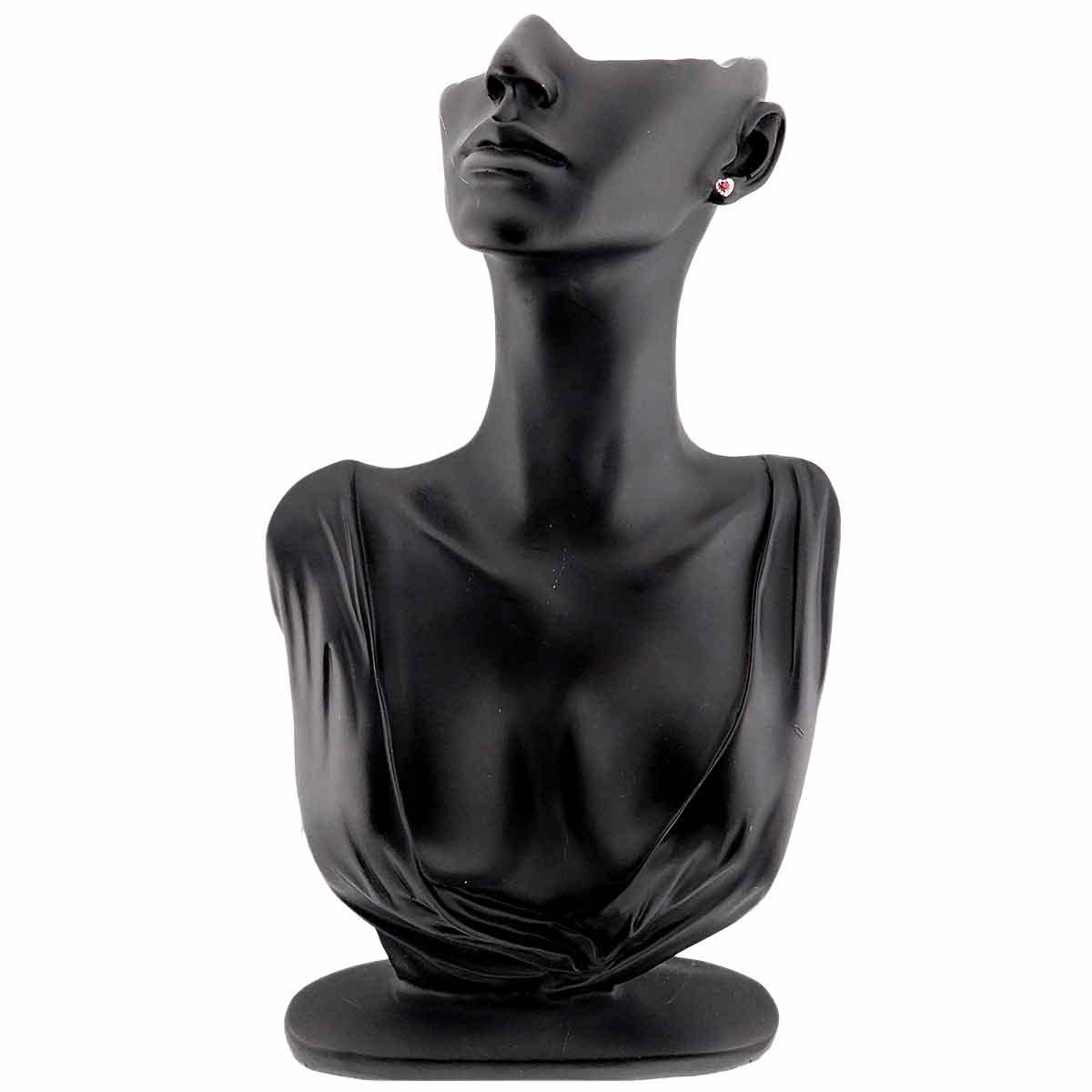 Ruby 0.14ctX2 Diamond 0.06ctX2 Earrings Pierced 18K PG