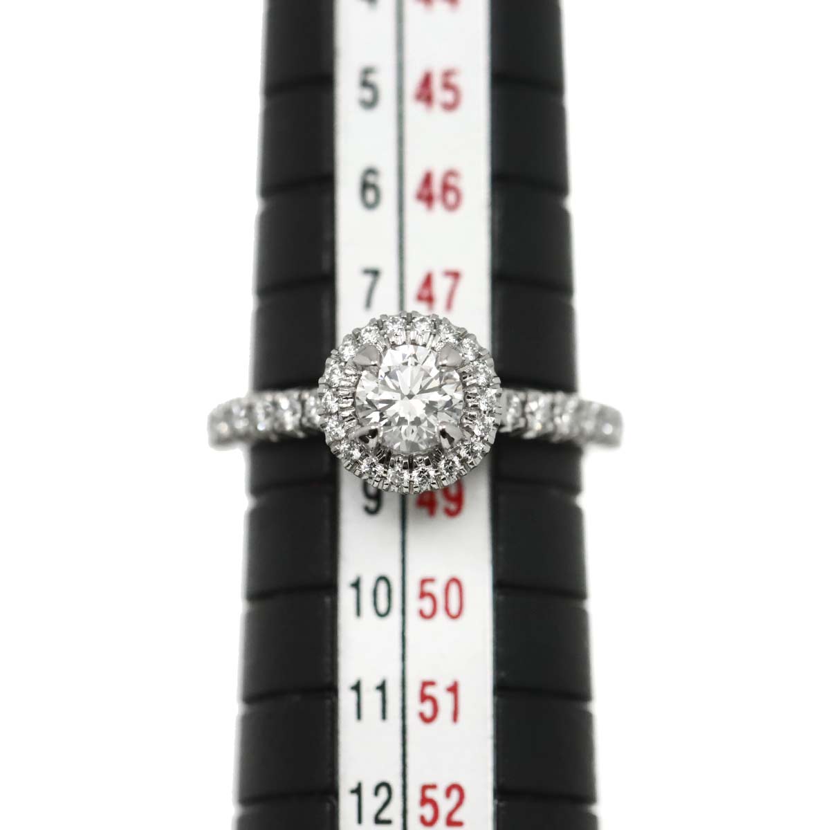 DESTINEE Diamond 0.40ct D/VS1/VG Ring Pt size48 4.5(US)