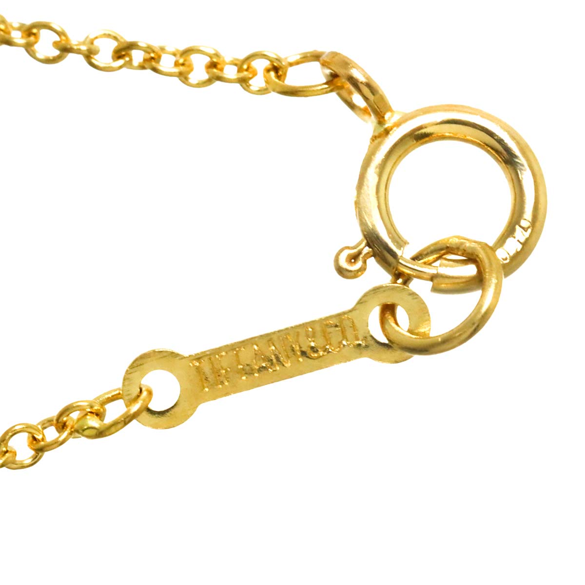 Bean Necklace 18K Yellow Gold 750