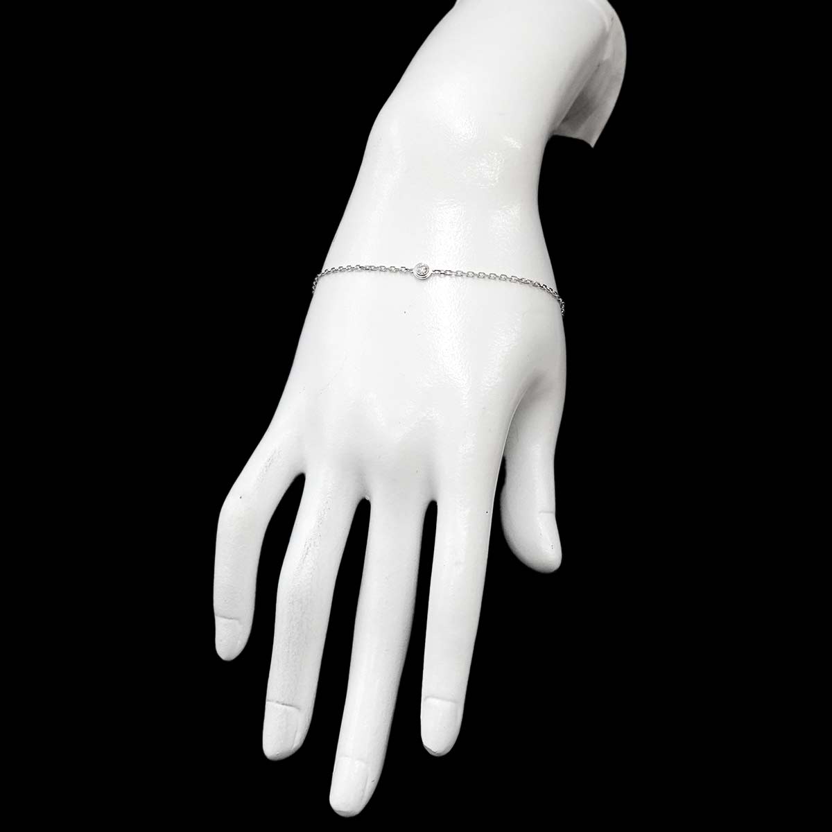 d Amour Diamond Bracelet SM 18K White Gold 750