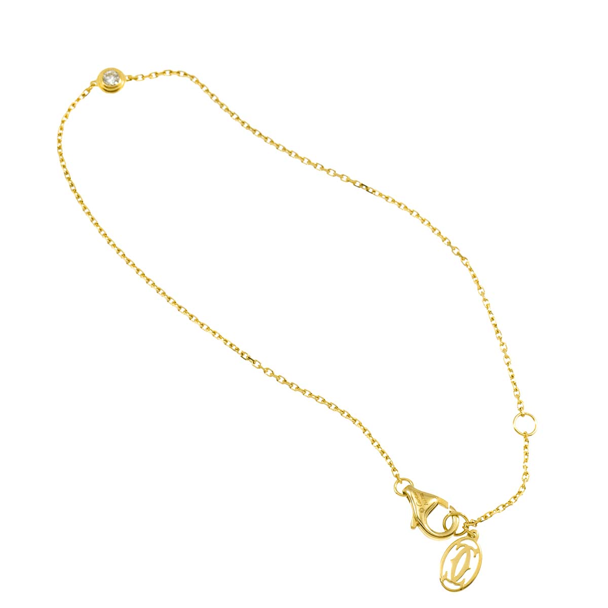 d Amour Diamond Bracelet XS 18K Yellow Gold 750