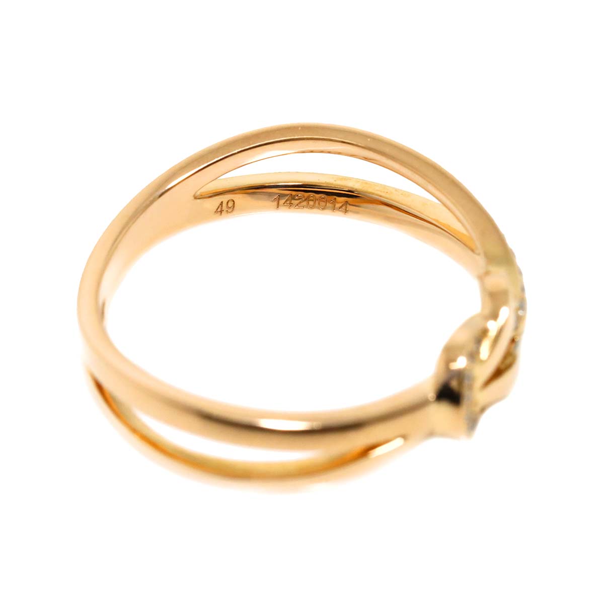 Chance Infinie Diamond SM Ring 18K Pink Gold Size49 4.75-5(US)