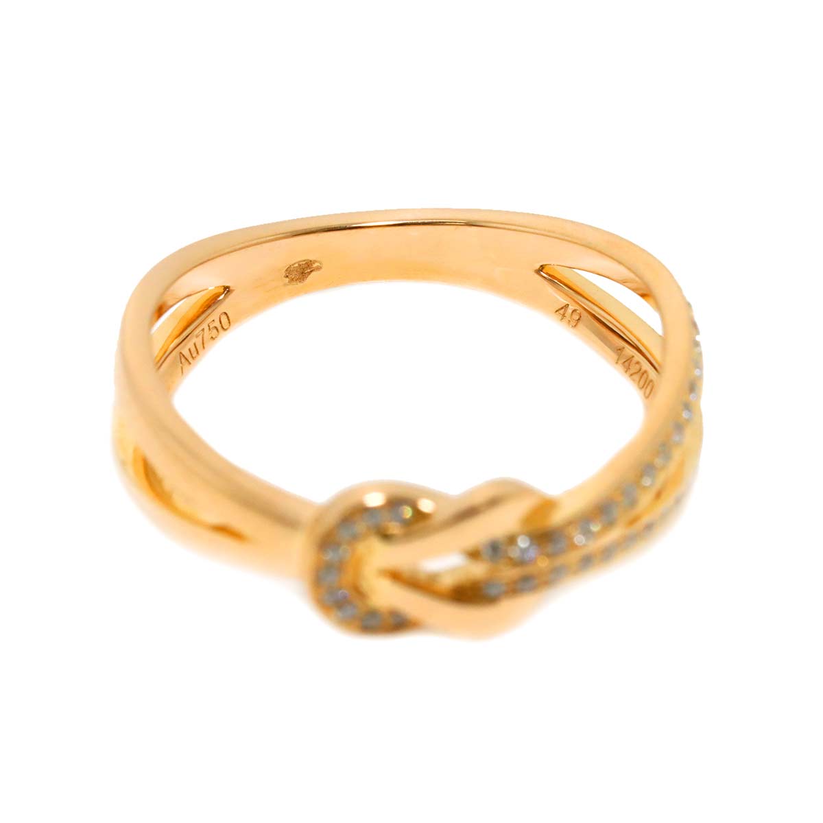 Chance Infinie Diamond SM Ring 18K Pink Gold Size49 4.75-5(US)