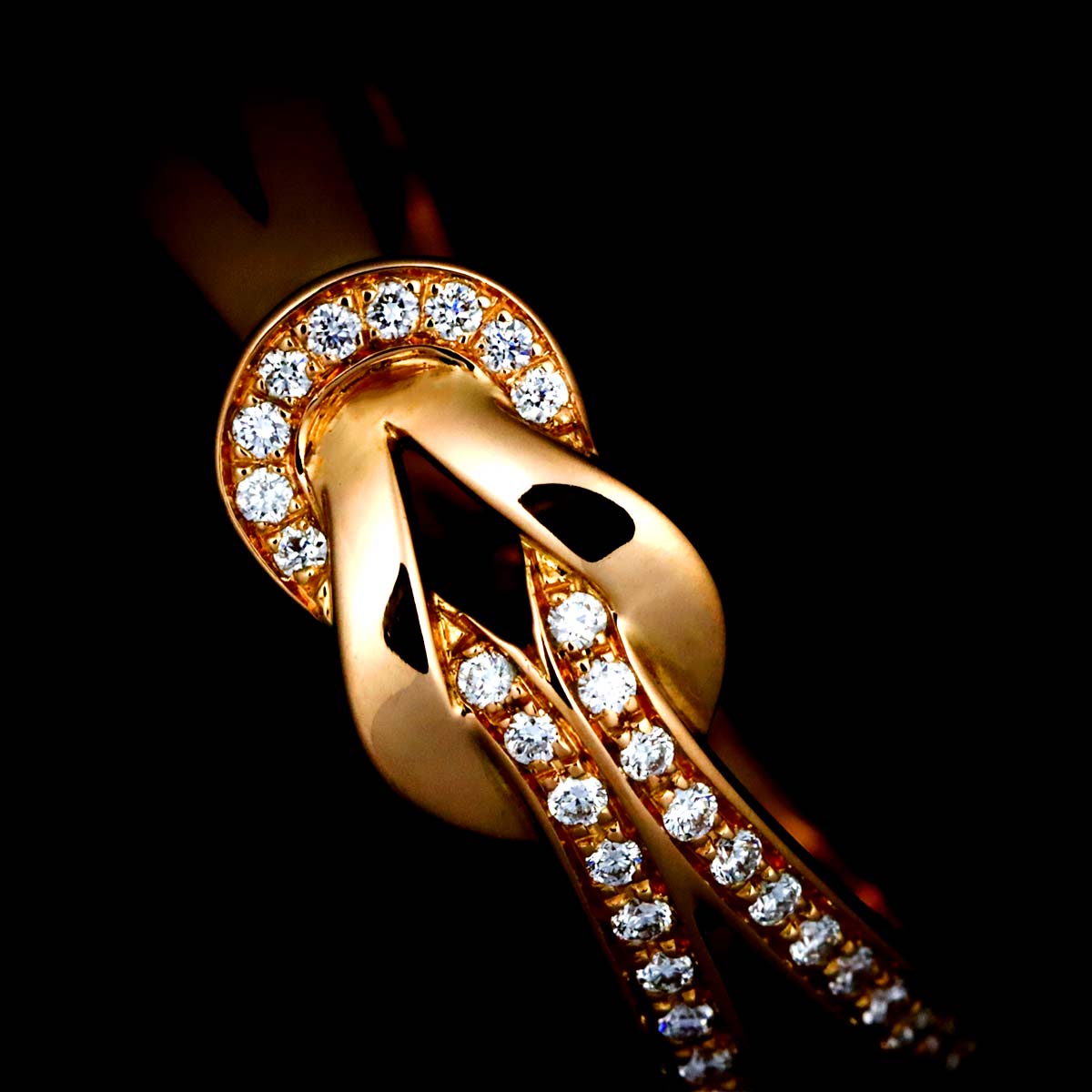 Chance Infinie Diamond SM Ring 18K Pink Gold Size49 4.75-5(US)