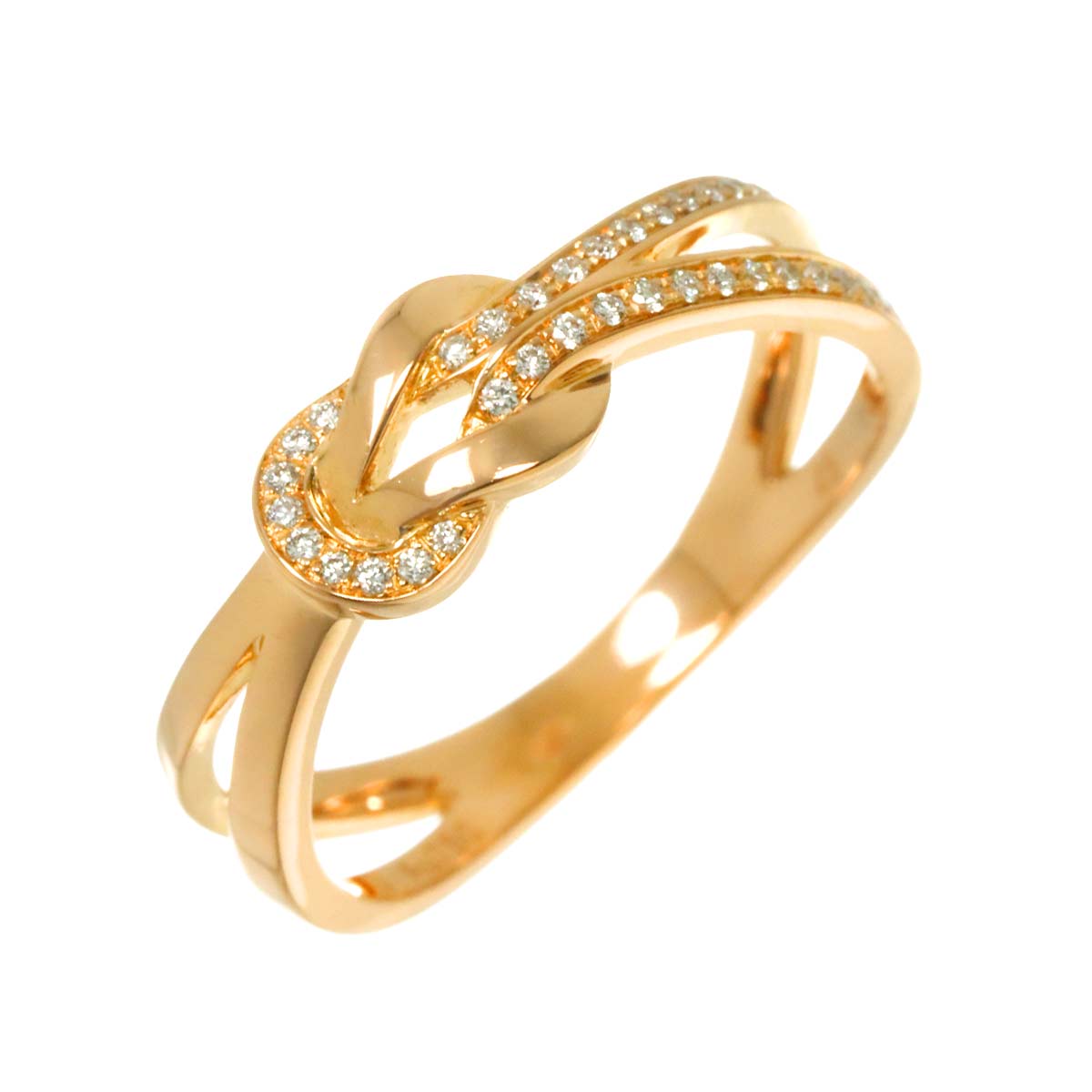 Chance Infinie Diamond SM Ring 18K Pink Gold Size49 4.75-5(US)