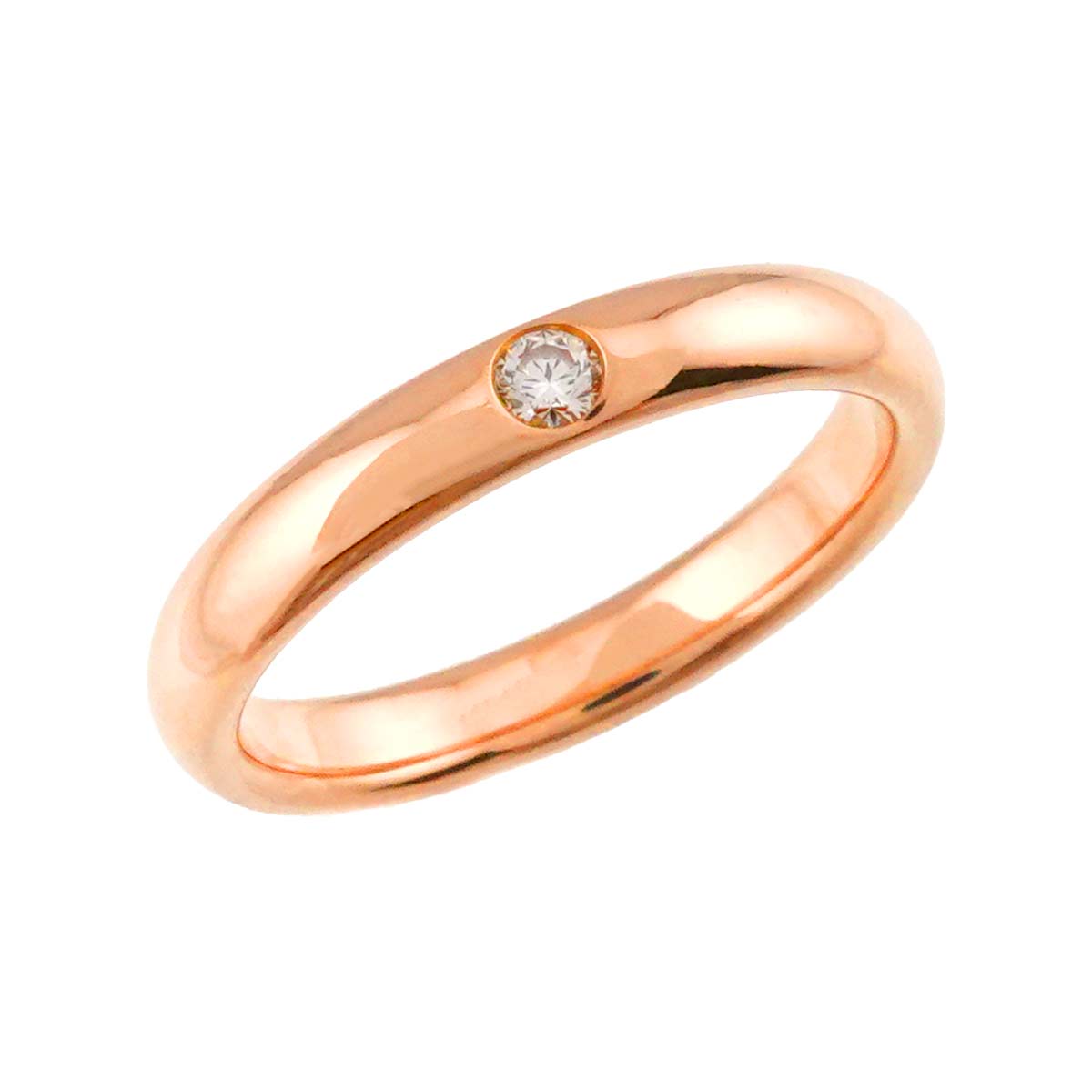 Diamond Ring PG Pink Gold 750 size4.75-5(US)