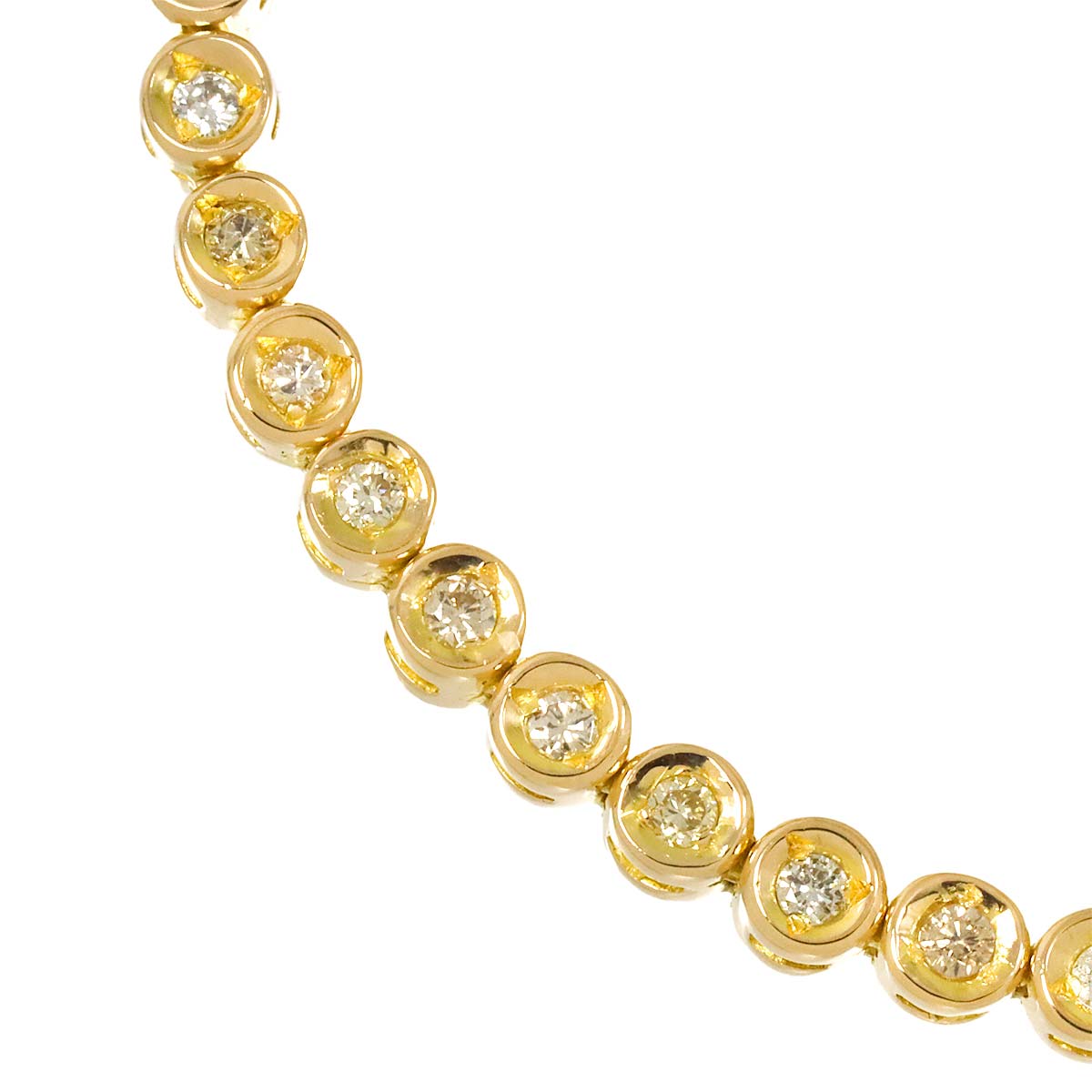 Diamond 1.06ct Bracelet 18K YG 750