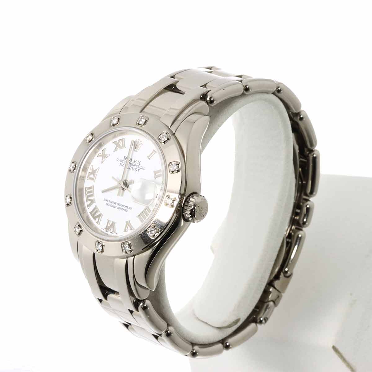 Datejust Pearl Master 80319 Serial K 750 WG Diamond Ladies