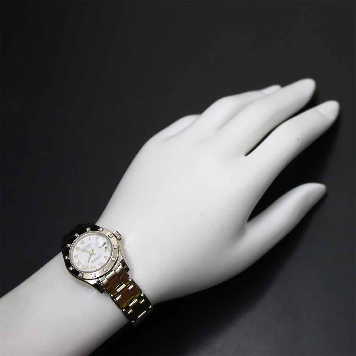 Datejust Pearl Master 80319 Serial K 750 WG Diamond Ladies