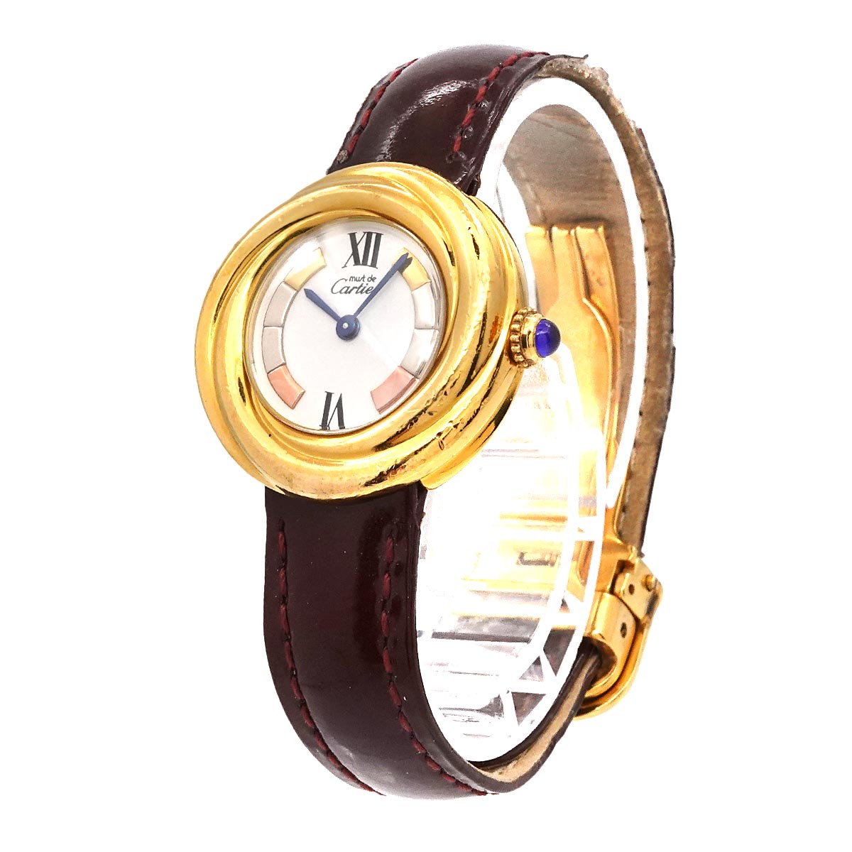 Must Trinity Vermeil W1010744 White Dial Quartz Ladies Watch