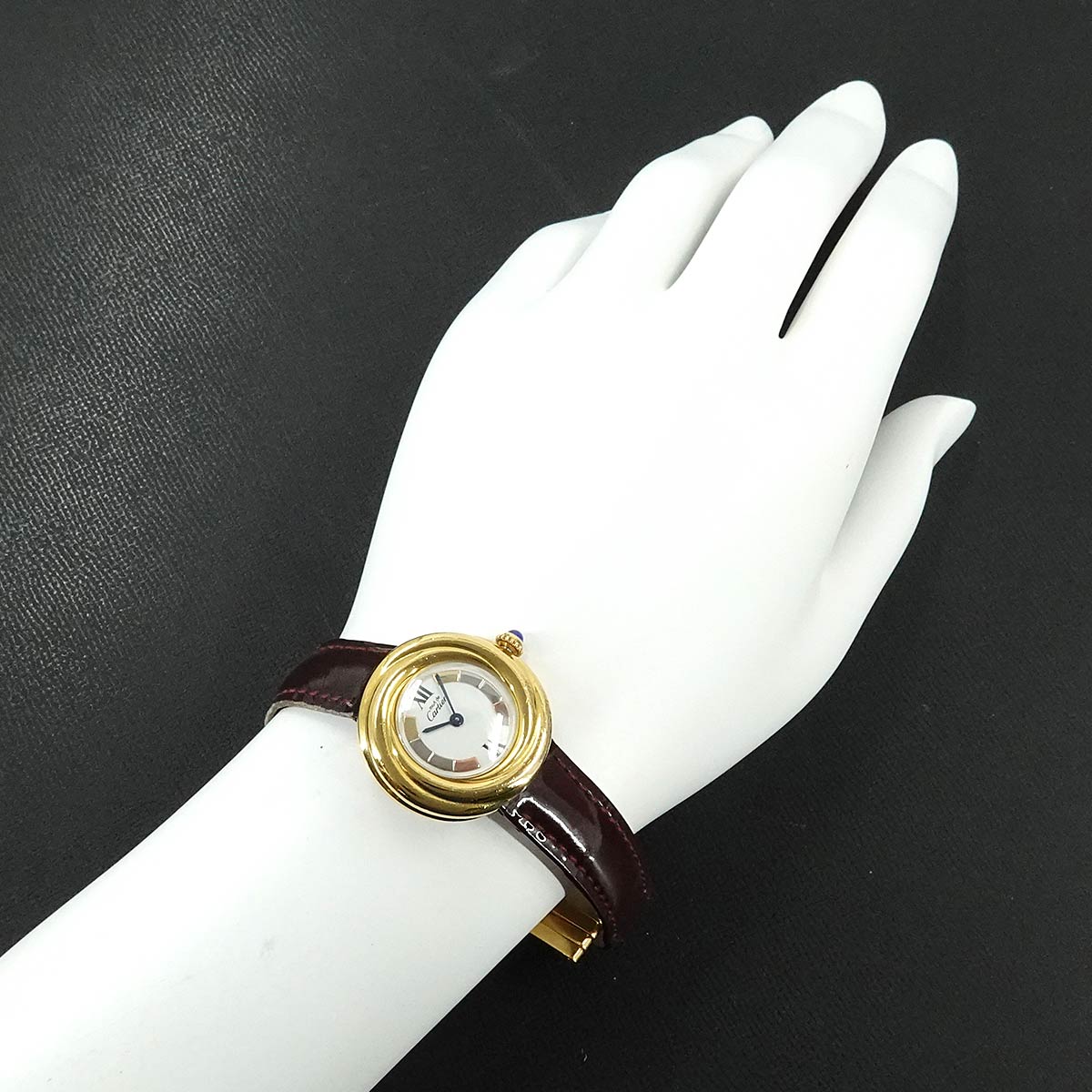 Must Trinity Vermeil W1010744 White Dial Quartz Ladies Watch