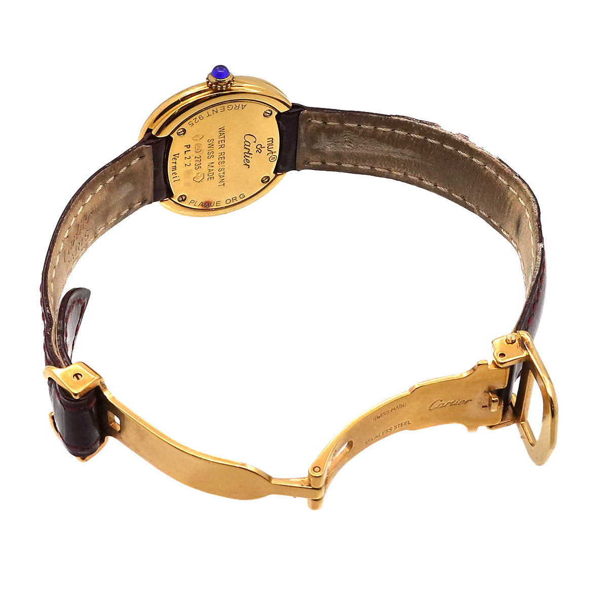 Must Trinity Vermeil W1010744 White Dial Quartz Ladies Watch