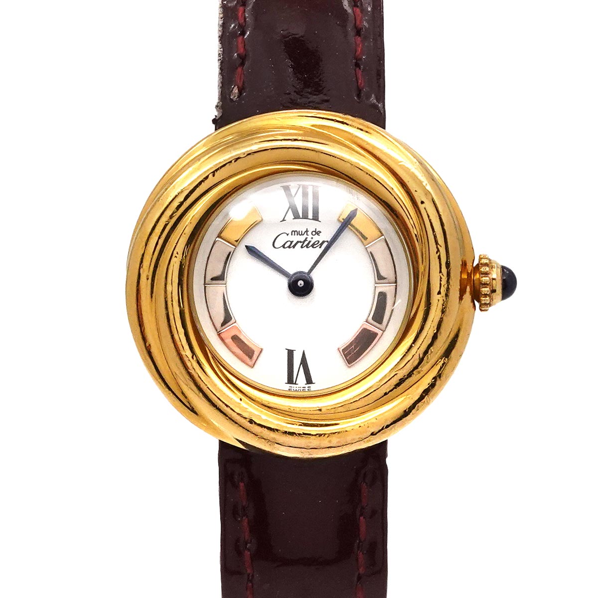 Must Trinity Vermeil W1010744 White Dial Quartz Ladies Watch