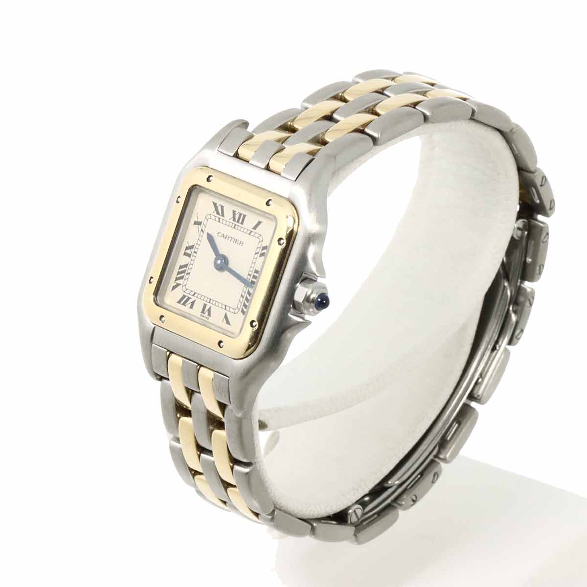 Panthere Two Row SM 84083242 Quartz Cream Dial K18YG Ladies
