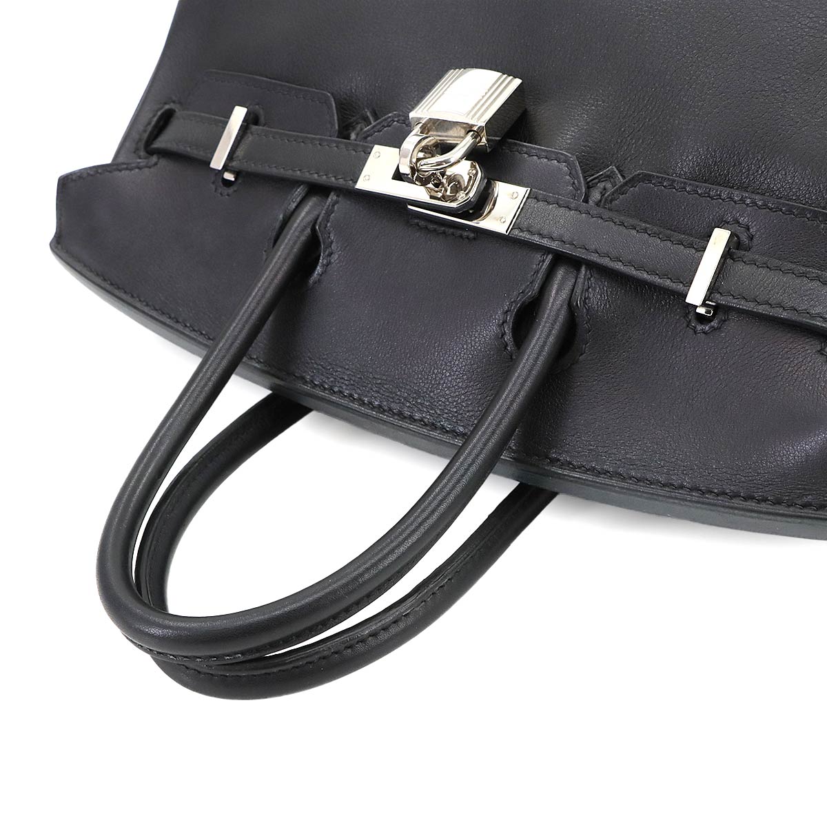 Birkin 25 Veau Swift Black Hand Bag Purse