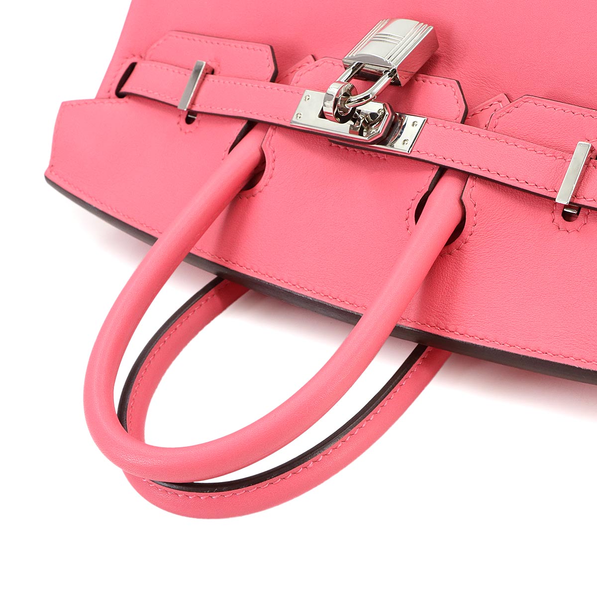 Birkin 25 Hand Bag Swift Leather Rose Azalee Purse Pink